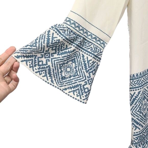 NWOT Printed Silk Tunic Mini Dress size Small - Picture 4 of 7